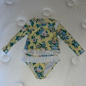 NWOT 18M Two Piece Bathing Suit